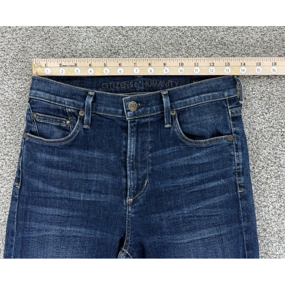 Citizens of Humanity Rocket High Rise Skinny Jean Women 27 Dark Wash Full Length - Picture 6 of 9